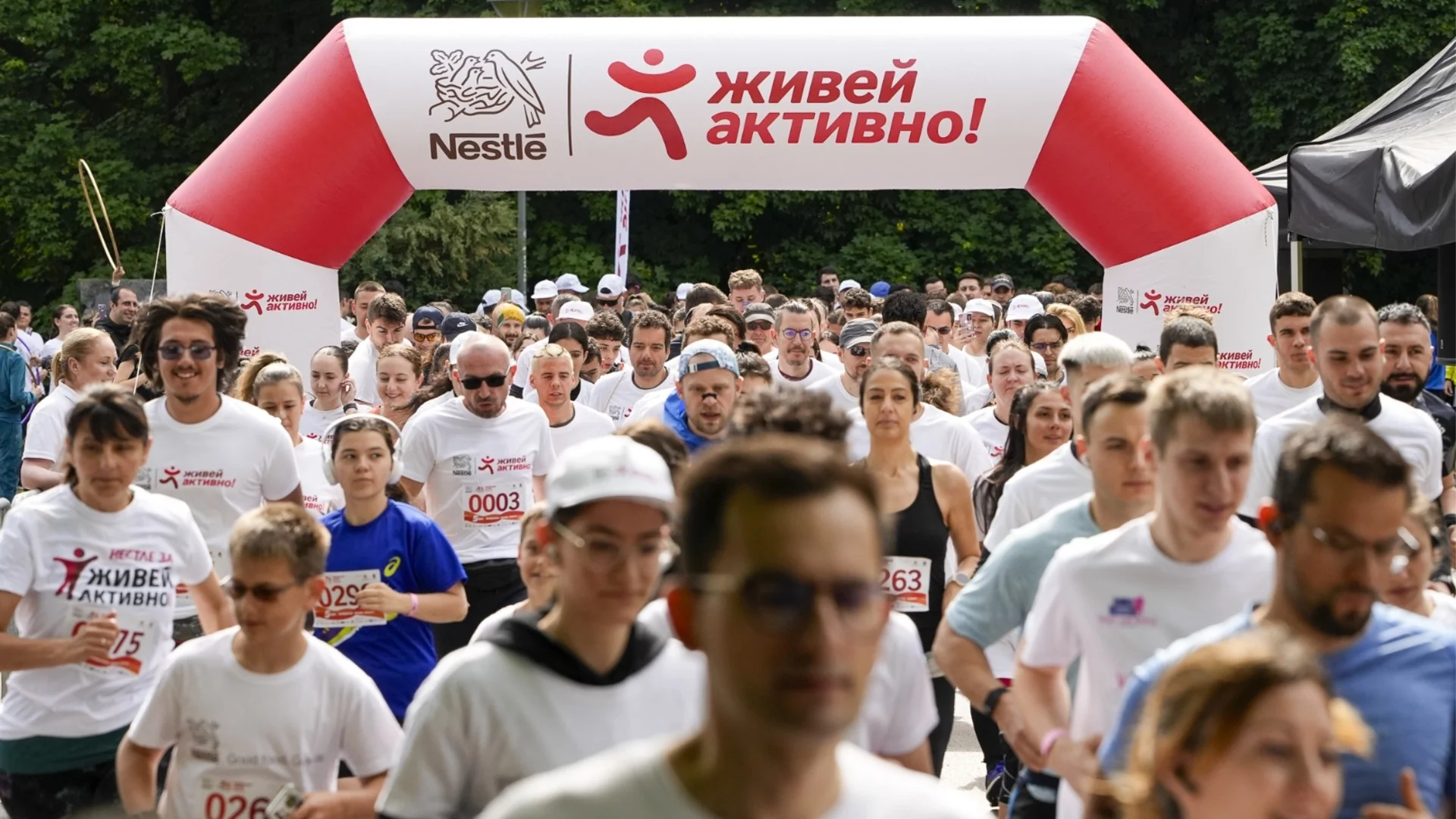 “Нестле за Живей Aктивно!” 2026г. вдъхнови над 8000 участници с и без увреждания да тичат с кауза