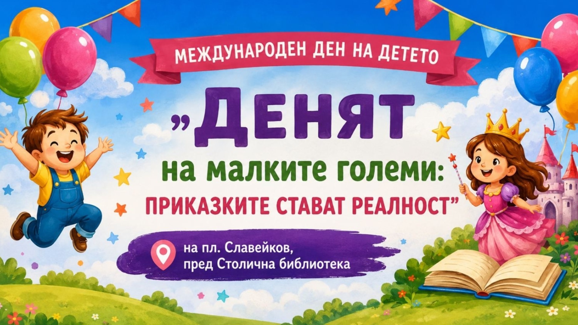Столична библиотека посреща Деня на детето на 1 юни с арт фест