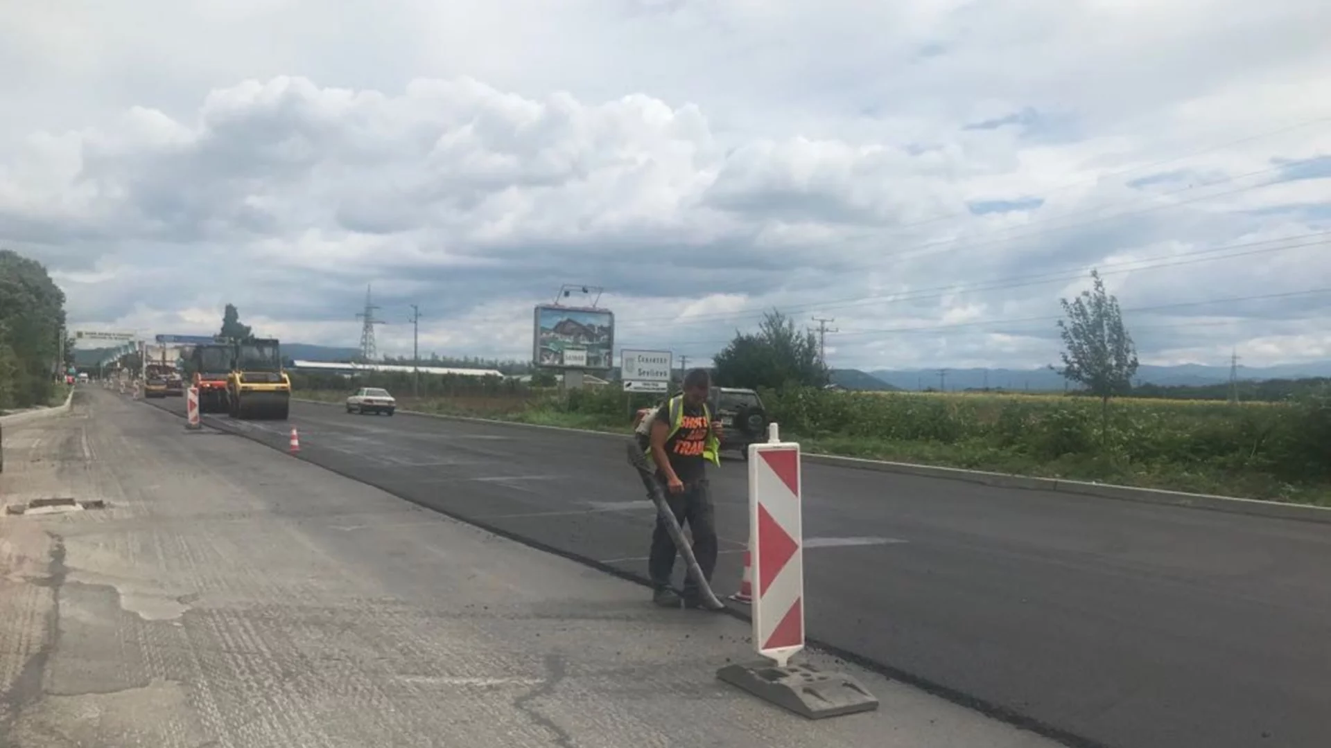 Двупосочно движение в едно от платната на АМ “Хемус“