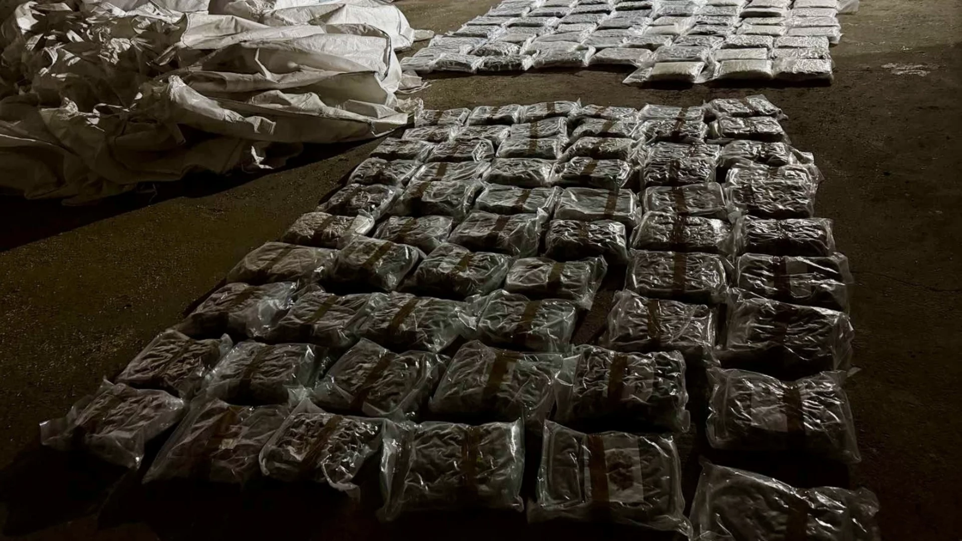 Цял тон наркотици за 55 млн. евро конфискува Турция на границата с Гърция