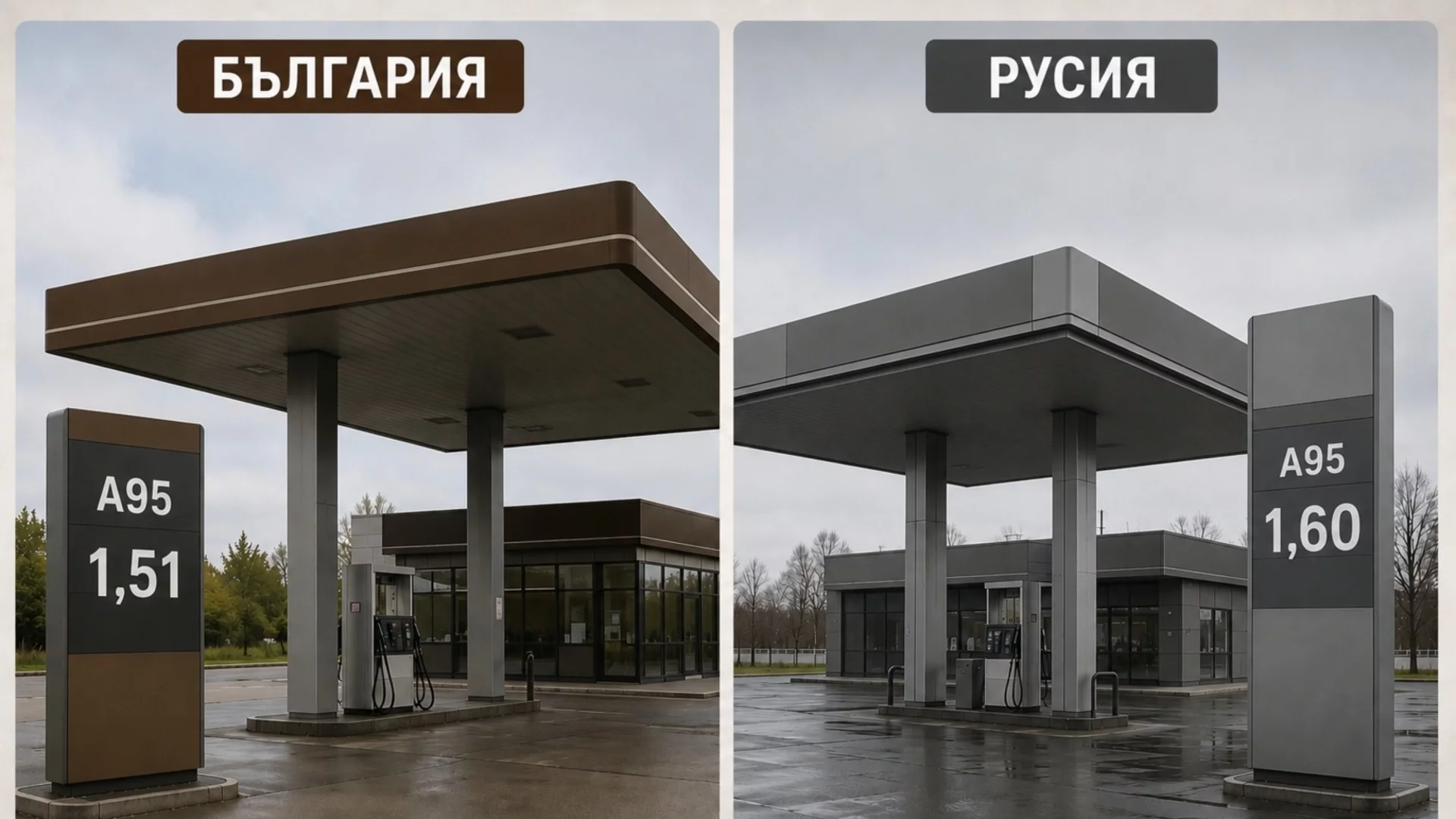 Бензинът в Русия стана по-скъп, отколкото в България (ВИДЕО)