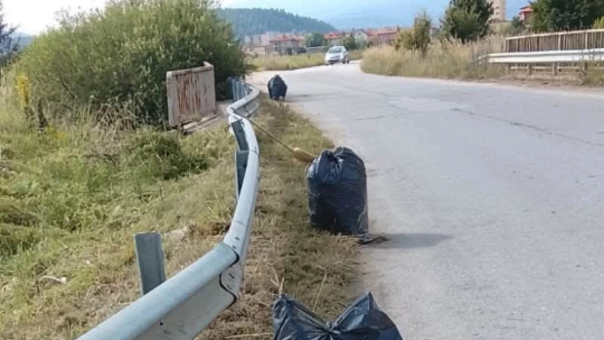 Продължава интензивното поддържане на зелените площи в Самоков