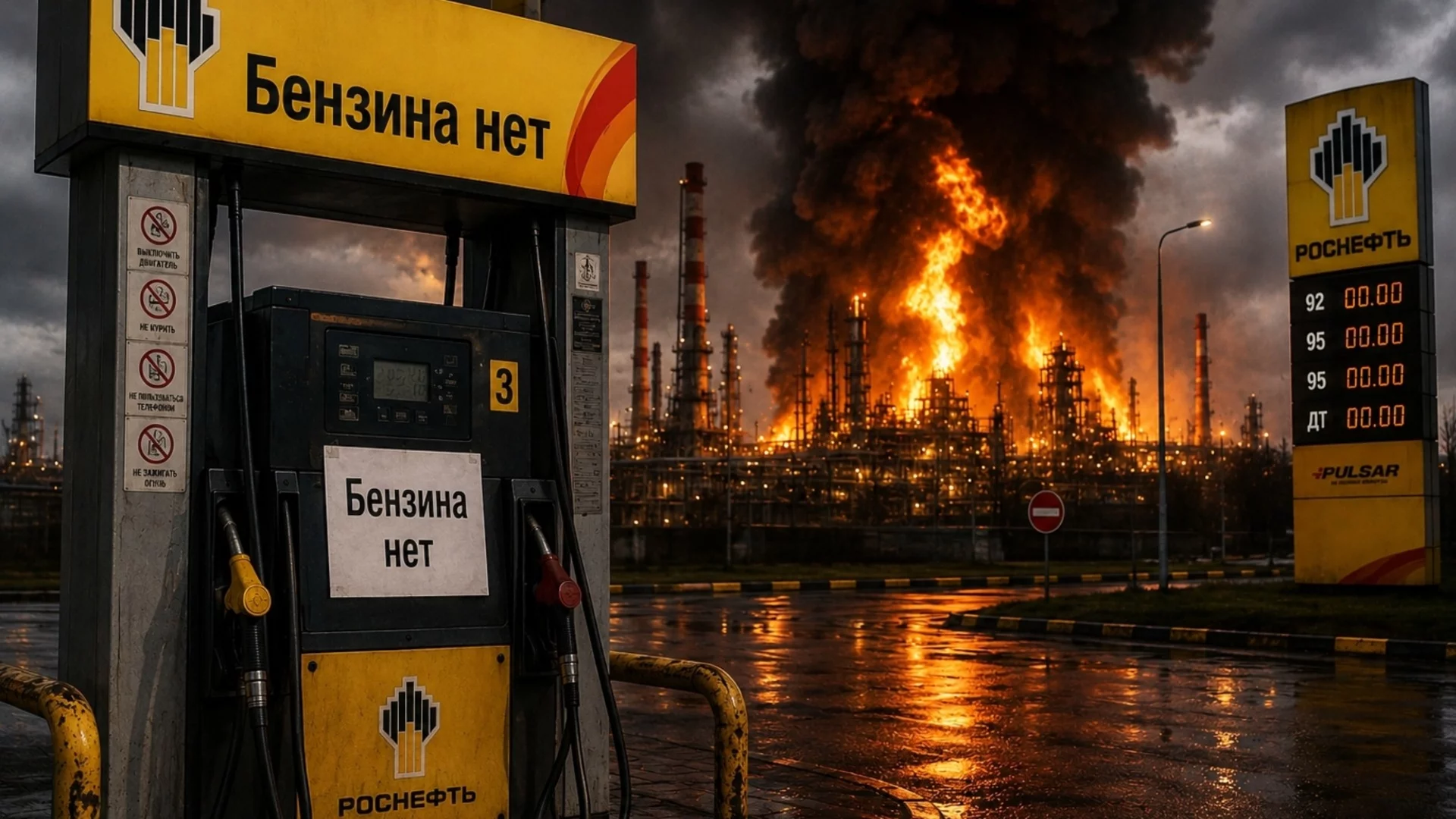 Войната донесе черни дни за Русия: Кризата с бензина повлича цялата икономика