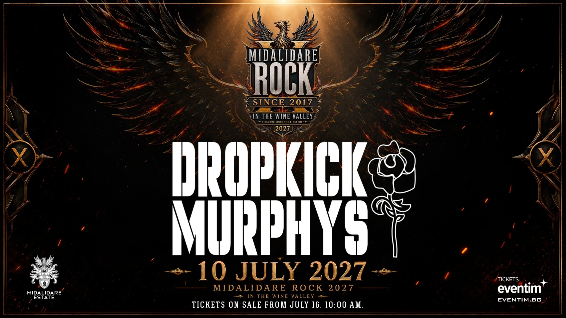 Обявиха Dropkick Murphys за първи хедлайнер на Midalidare Rock in the Wine Valley 2027