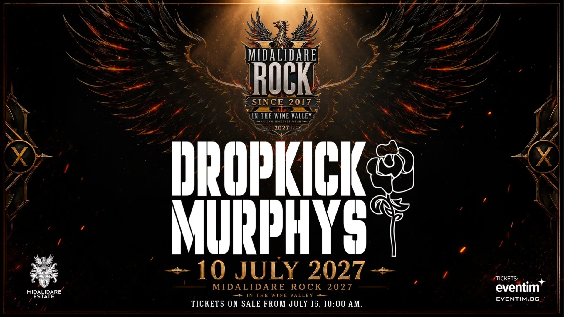 Обявиха Dropkick Murphys за първи хедлайнер на Midalidare Rock in the Wine Valley 2027