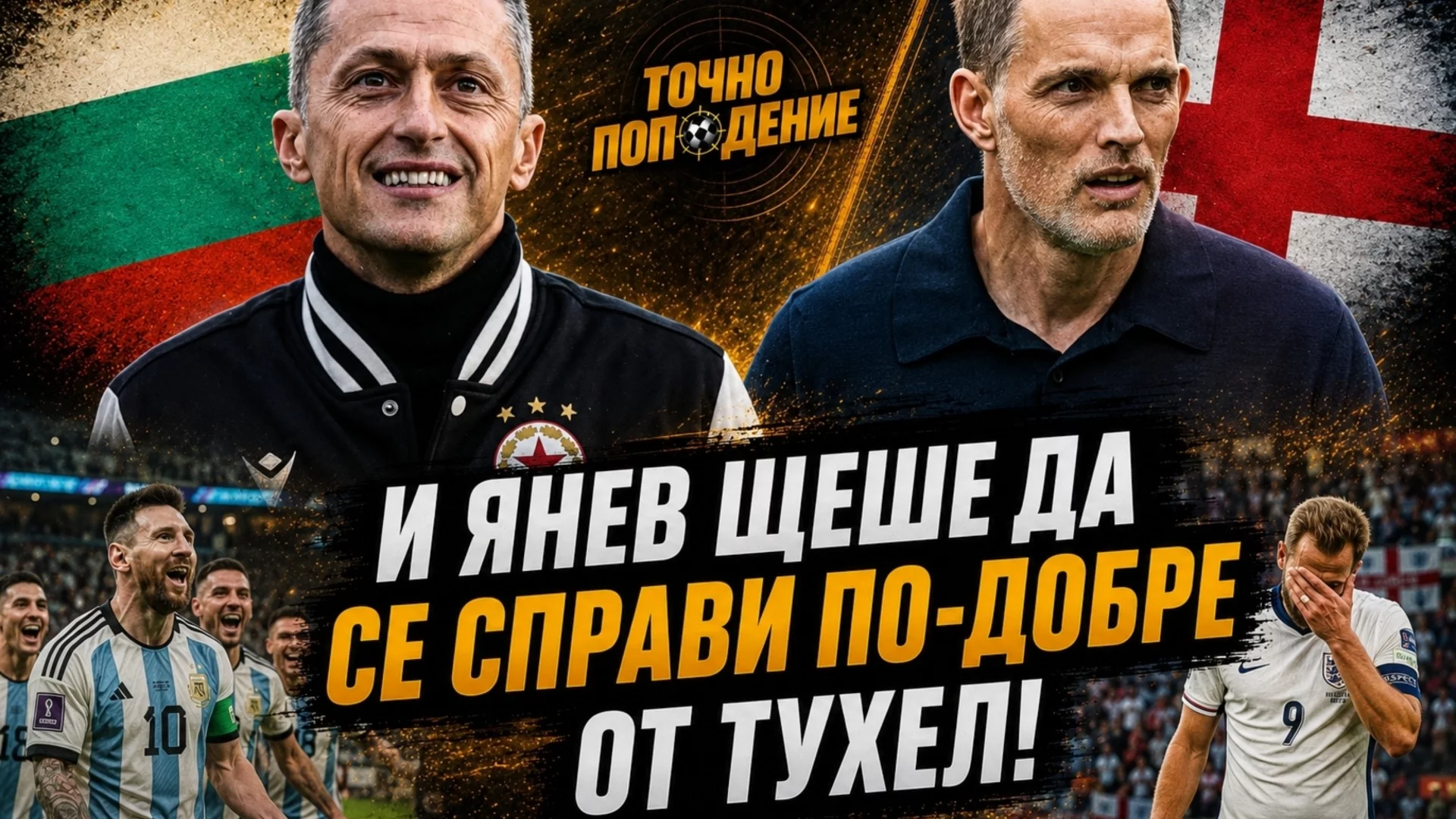На Англия ѝ трябва Христо Янев! Меси и Аржентина докосват безсмъртието | Точно попадение