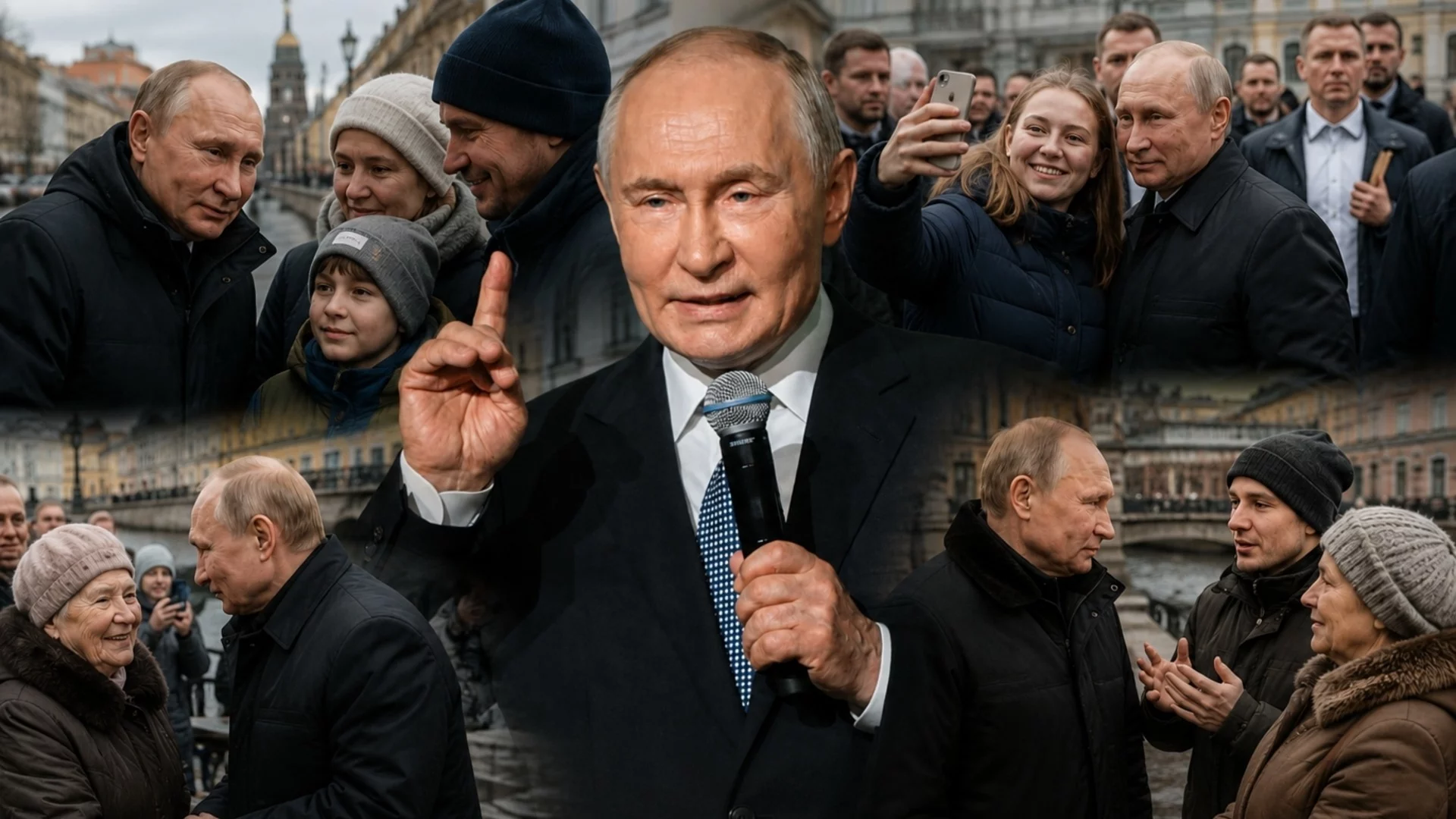 Притиснат до стената, Путин пак излезе сред хората: Какво ни казва тази неотменима тенденция? (ВИДЕО)