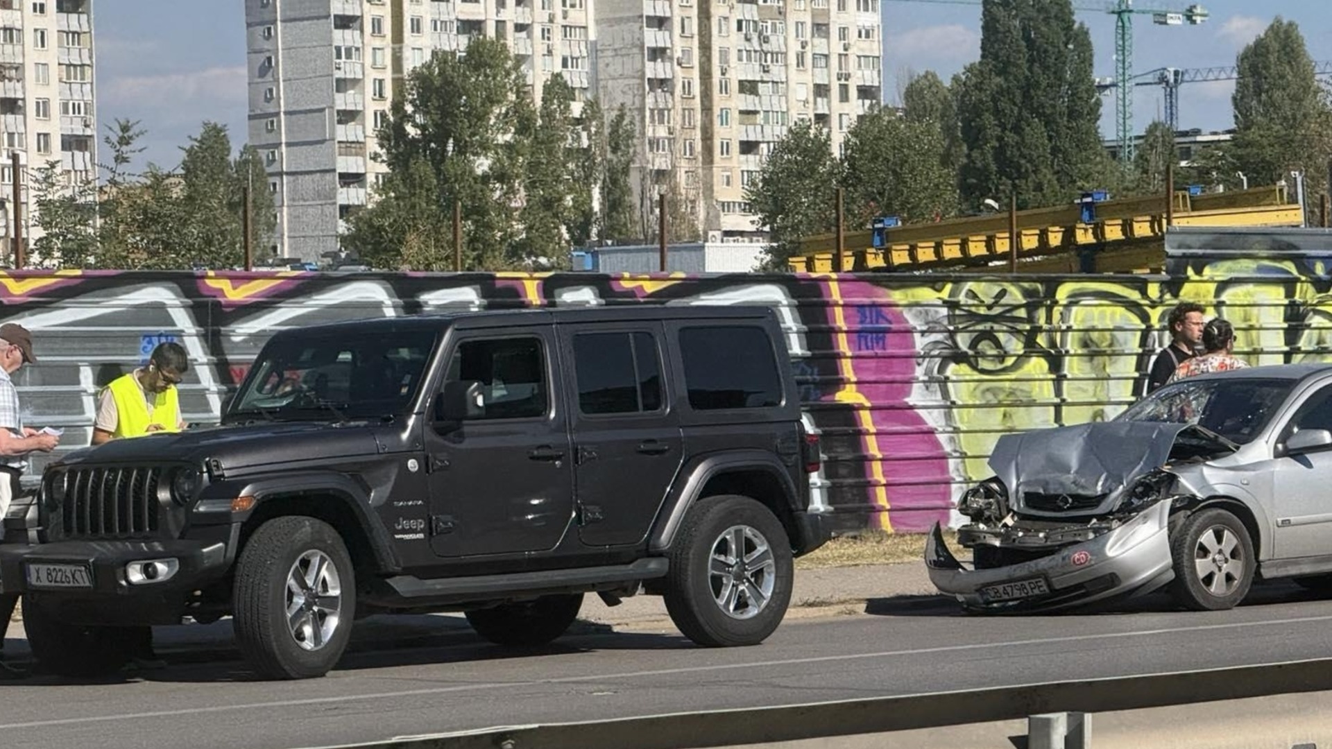 Катастрофа при Окръжна болница в София