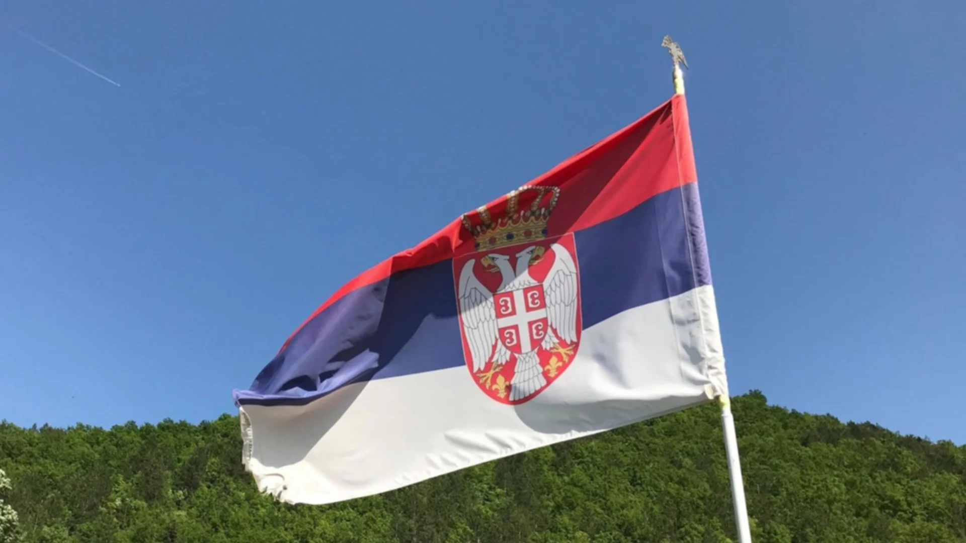 Целуна чужд флаг: Сръбска посланичка обърка знамето на държавата си (ВИДЕО)