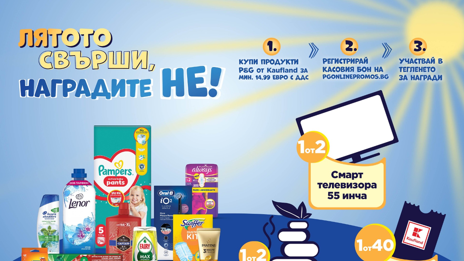 Играй за СПА уикенд за двама с Kaufland и P&G