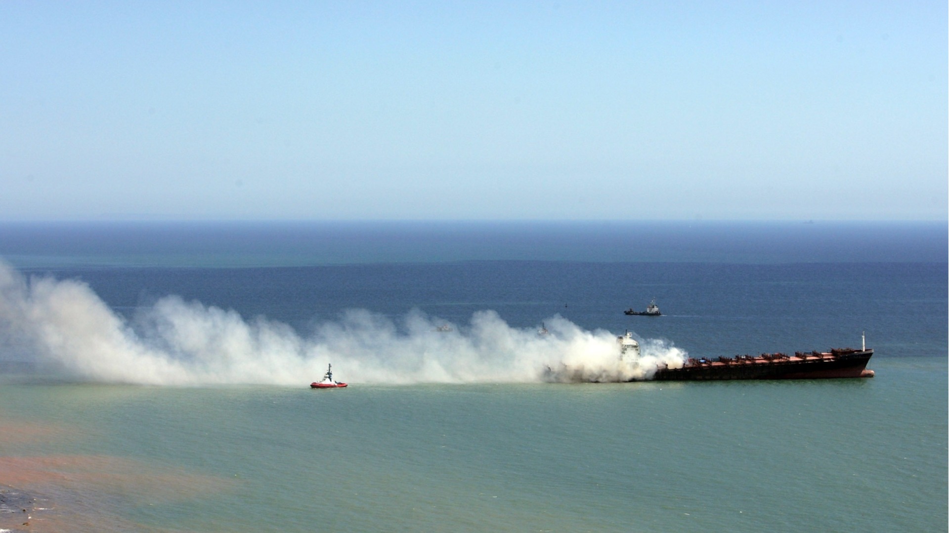Край на търсенето на екипажа от потъналия в Черно море кораб, няма открити отломки от дронове