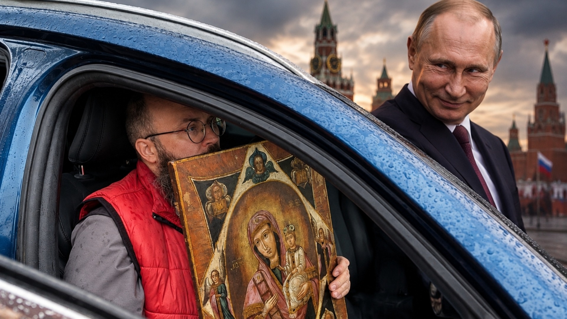 Молебен в Русия срещу дроновете: Поповете се молят на св. Владимир, но забравиха Владимир в Кремъл