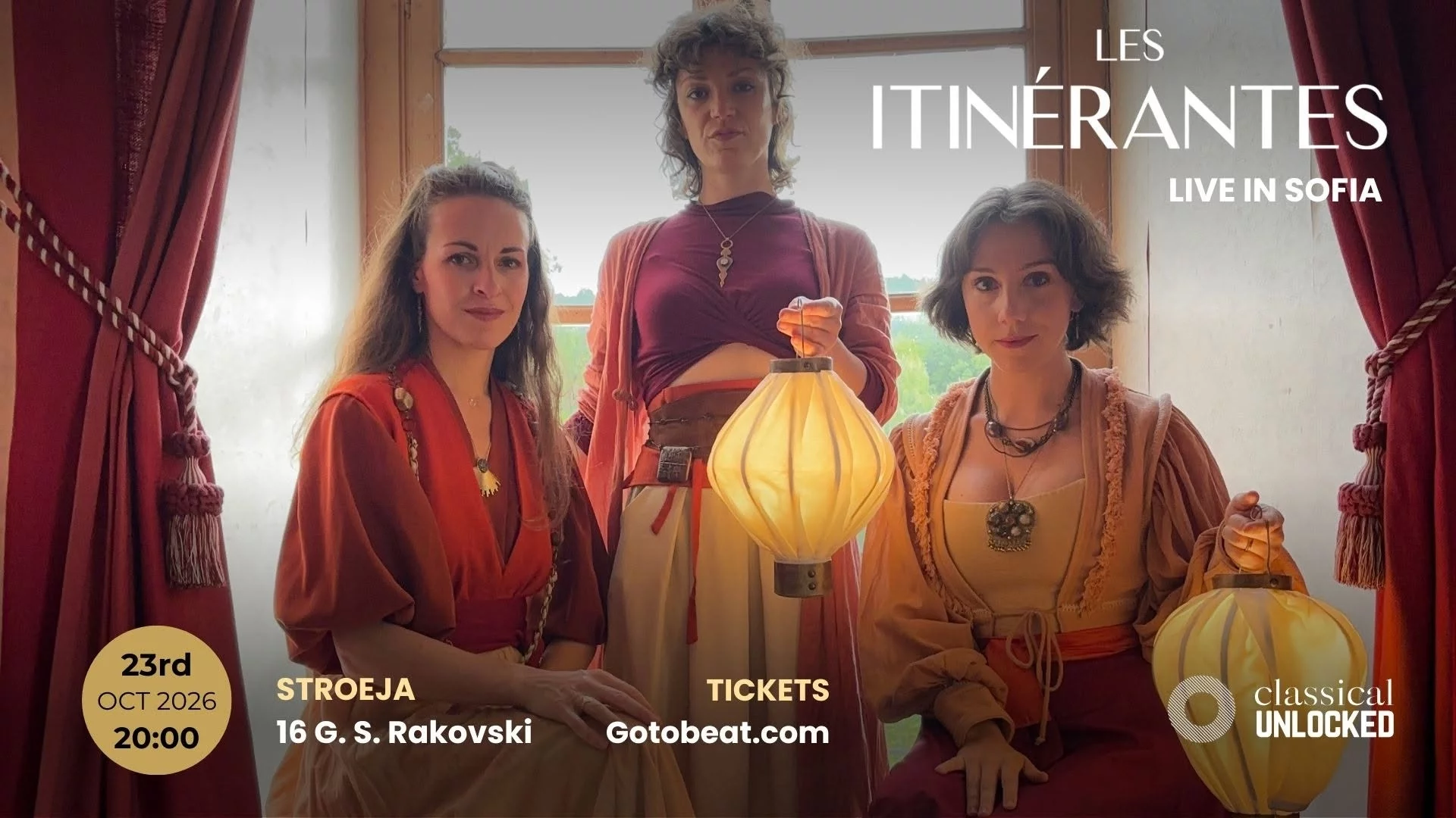 Les Itinérantes с първи концерт в София на 23 октомври