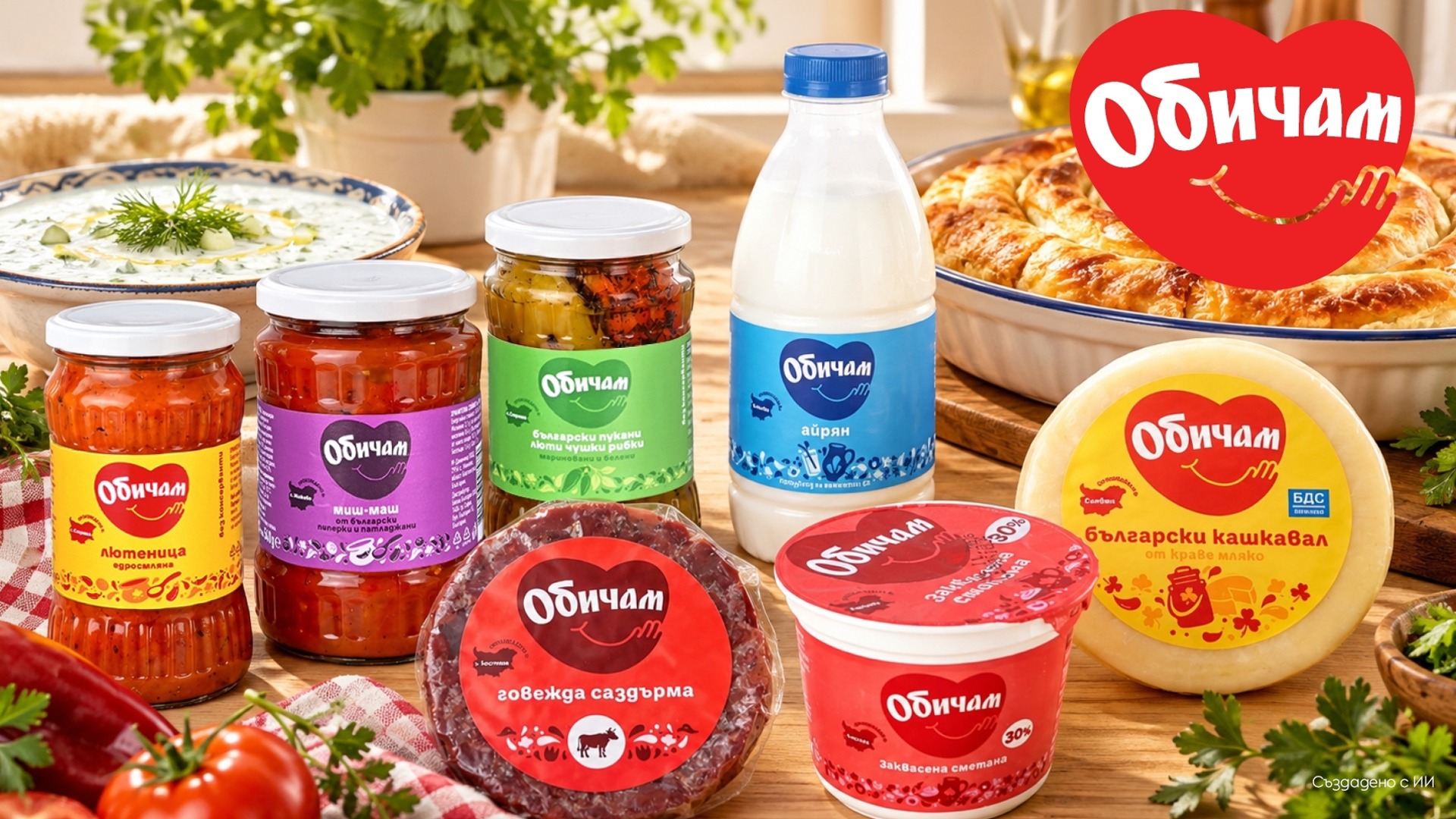BILLA представя „Обичам“: нова собствена марка продукти в партньорство с български производители